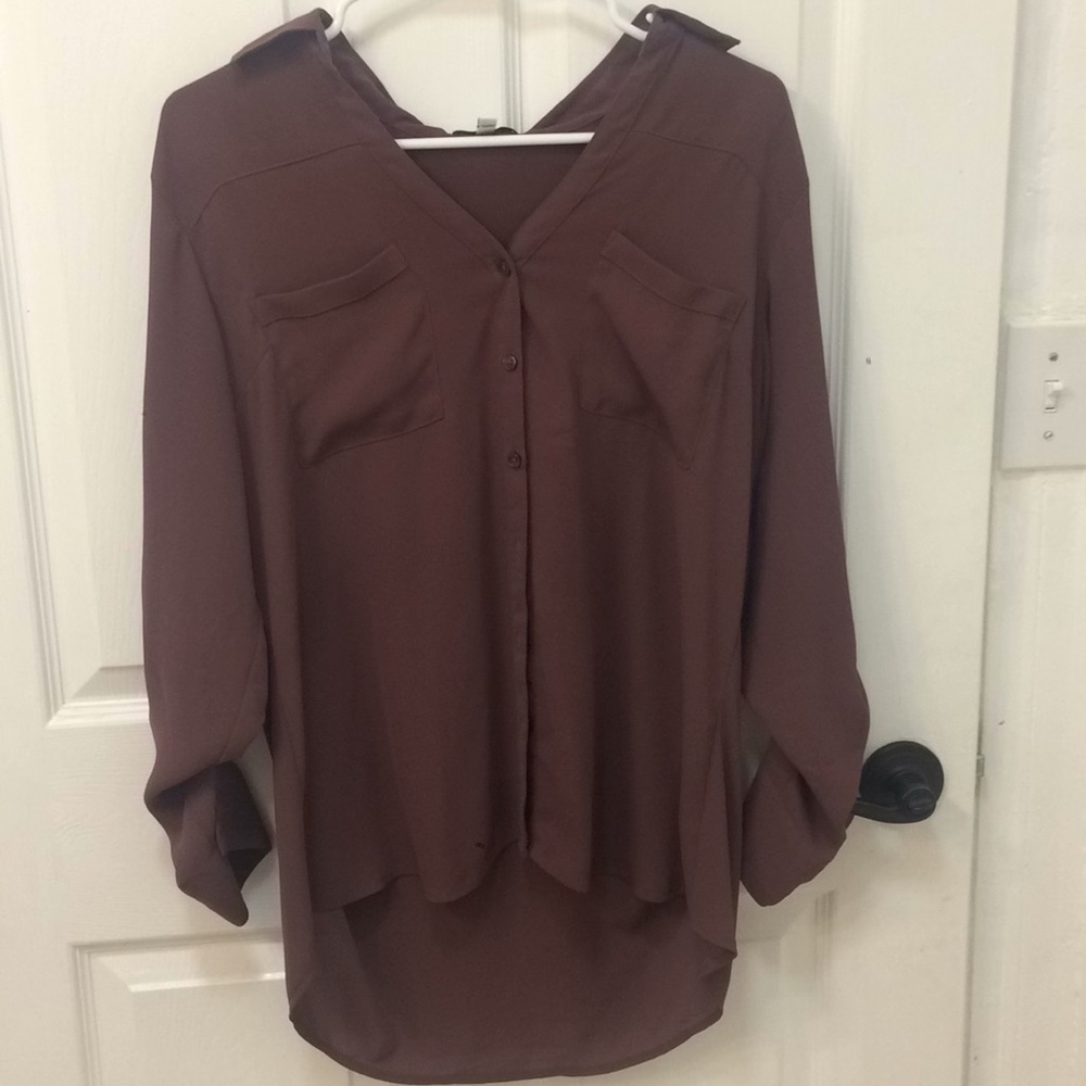 Purple express blouse
